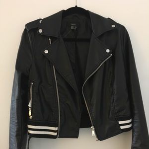 Forever 21 Faux-Leather Moto Jacket